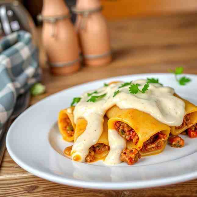 Catalan Canelons - Easy Stuffed Pasta Recipe